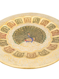 Панно 12" "Павлин" эмаль