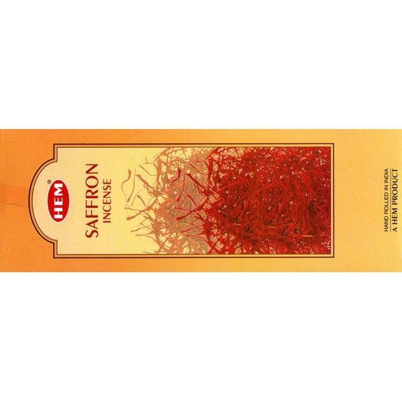 HEM 6-гр. благовония Saffron ШАФРАН блок 6 шт.