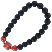 BX161 Браслет 8 мм, камень