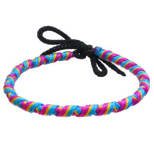 B02-16 Фенечка (браслет) 4мм, текстиль