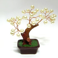 Дерево с жемчугом 14см