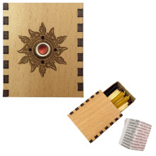 Ларец желаний "Мужское совершенство" со свечками, 5,2х4,5х2 см