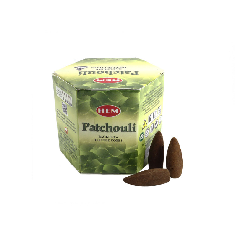 Благовония пуля Back Flow Patchouli стелющийся дым конусы 40шт