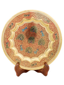 Панно 8 "Павлин" эмаль Пн1520/5 Панно 8 "Павлин" эмаль Пн1520/5