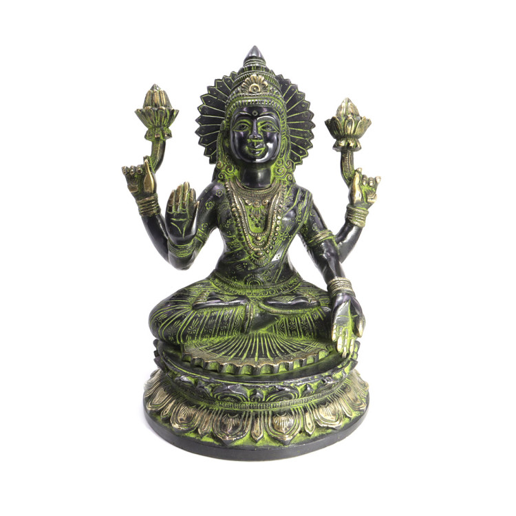 Лакшми процветание Богатство Везение Удача бронза h-26см 5,6кг