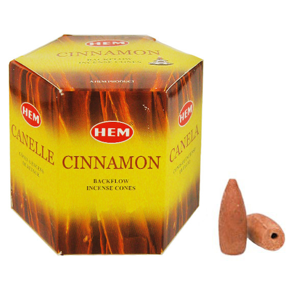 HEM Благовония "пуля" Cinnamon КОРИЦА ("стелющийся дым")