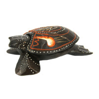 Черепаха статуэтка 15х9см, дерево
