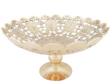 Ваза фруктовница на ножке 11" Фр7872/1 (полиш) Ваза фруктовница на ножке 11" Фр7872/1 (полиш)