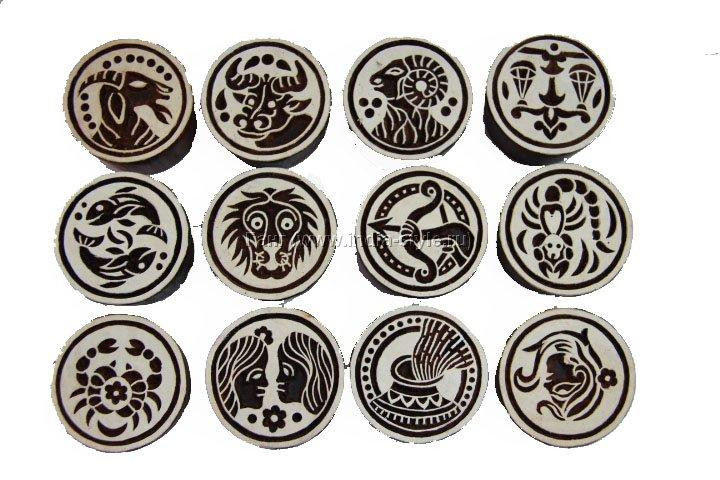 Набор печатей-штампов "Зодиак"