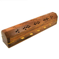 Подставка для благовоний Пенал, дерево 30см