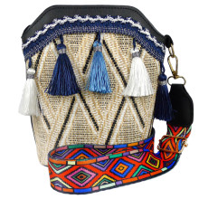 FN0 Сумка 15х20х10см, L ручки 60 см, холщовая ткань, экокожа