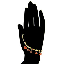 A112-17 Браслет травяной с Халцедоном A112-17 Браслет травяной с Халцедоном