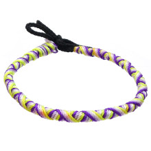 B02-19 Фенечка (браслет) 4мм, текстиль