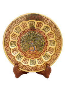 Панно 8 "Павлин" эмаль Пн1520/10 Панно 8 "Павлин" эмаль Пн1520/10