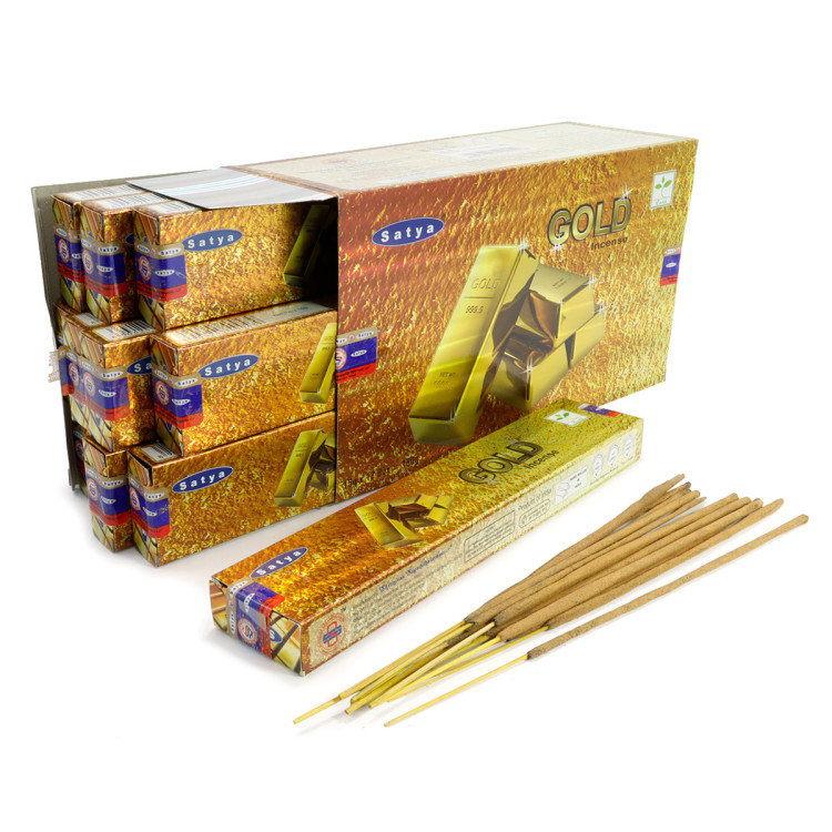 Благовония Satya B  GOLD Золото 15gm уп-12шт