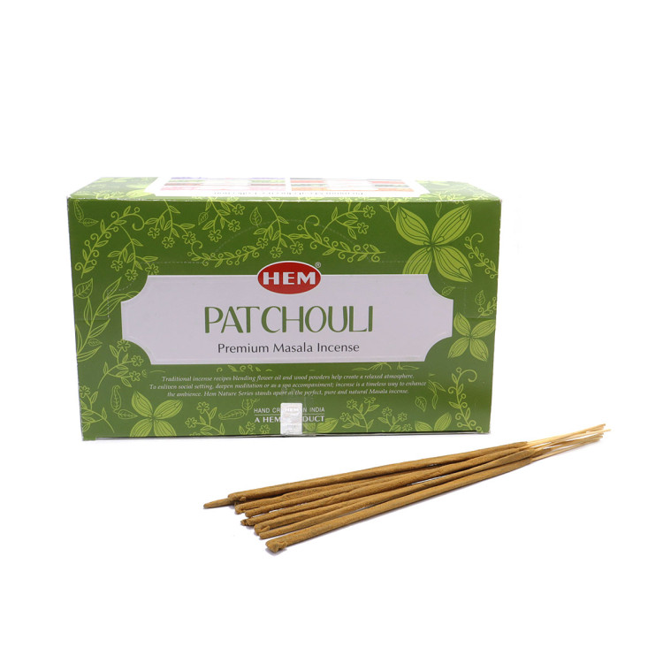 Благовония HEM Patchouli Masala 15gm уп-12шт пачули масала