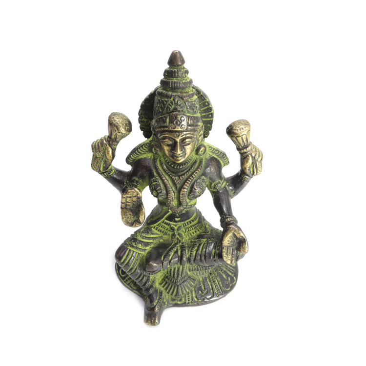 Лакшми Процветание Богатство Везение Удача Gold бронза h-12см 0,602кг