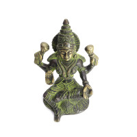 Лакшми Процветание Богатство Везение Удача Gold бронза h-12см 0,602кг