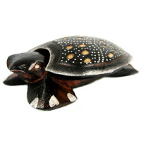 Черепаха статуэтка 14х11см, дерево