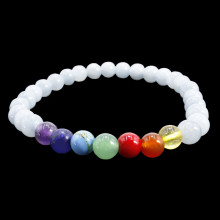 Браслет из натуральных камней 7чакр и Аквамарин сбережет любовь, оградит от измет, дарует счастье Браслет из натуральных камней 7чакр и Аквамарин сбережет любовь, оградит от измет, дарует счастье