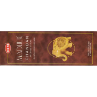 HEM 6-гр. благовония Madhur Chandan ЧАНДАН МАДХУРА блок 6 шт.