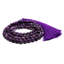 Четки из камня 108 бусин Чароит налаживает отношения в семье и с окружающими людьми 8мм