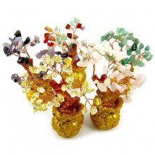 Дерево с камнями 14см в горшке в ассорт. Дерево с камнями 14см в горшке в ассорт.