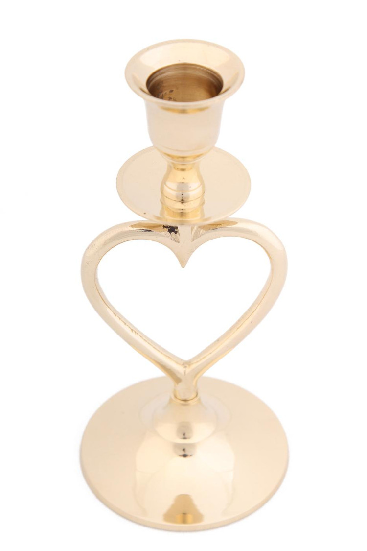 Подсвечник  П2991/1  "Сердце" SMALL (полиш) 2шт/у