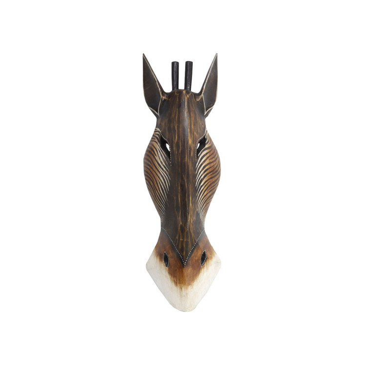 Маска Жираф  настенная 50cм дерево албезия Оберег на удачу