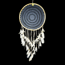 Ловец снов Ротанг Оберег -  притягивает энергию достатка и благополучия d-52cм h-130см