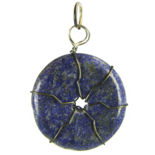 418-27 Подвеска Лазурит 4,5см