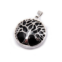 Подвеска Дерево Жизни с Черным агатом -  защита от злых сил колдовства и порчи Подвеска Дерево Жизни с Черным агатом -  защита от злых сил колдовства и порчи