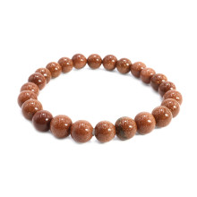 Браслет из камня Авантюрин коричневый поможет сберечь красоту и шарм