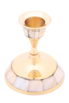 Подсвечник  П00238 с перлам.