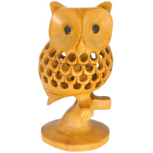WCH30-3 Сова статуэтка 10,5см, дерево
