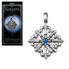 Амулет "TOTEM" 38 Восьмиконечный крест с лилиями