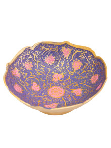 Ваза-фруктовница 4" Фр1146/7/1 (эмаль синяя) 2шт Ваза-фруктовница 4" Фр1146/7/1 (эмаль синяя) 2шт