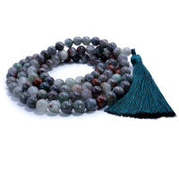 Четки  Яшма - привлекает удачу и финансовое благополучие 108бус 8mm