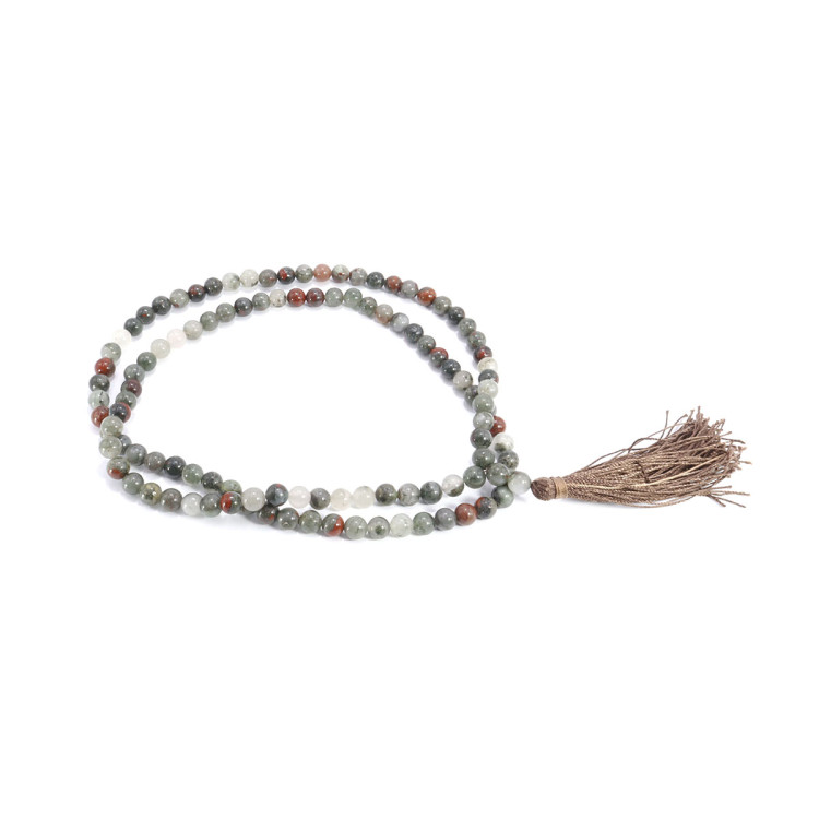 Четки  Яшма - привлекает удачу и финансовое благополучие 108бус 8mm