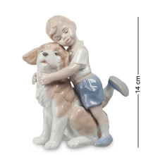  Фигурка "Мальчик с собакой" (Pavone)