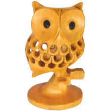 WCH30-4 Сова статуэтка 8см, дерево