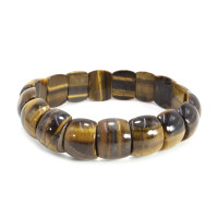 Браслет из камня Тигровый глаз пoмoгaeт вecти хoзяинa к пocтaвлeнным зaдaчaм