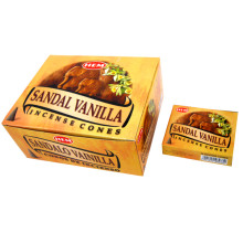 HEM конусные благовония Sandal Vanilla САНДАЛ ВАНИЛЬ HEM конусные благовония Sandal Vanilla САНДАЛ ВАНИЛЬ