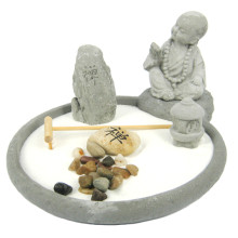 326-3 Садик Дзен Будда, 20х26x10см, искусственный камень