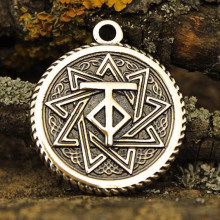 BV06-11 Амулет № 11, Чертог Тура (Быка), бронза, 27*31мм (СЧ 011) BV06-11 Амулет № 11, Чертог Тура (Быка), бронза, 27*31мм (СЧ 011)