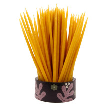 Свеча пчелиный воск Желтая