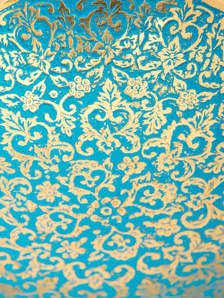 Фруктовница (эмаль голубая)