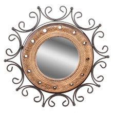 Оправа для зеркала (дерево,металл)  Пи75 Оправа для зеркала (дерево,металл)  Пи75