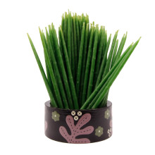 Свеча пчелиный воск Зеленая