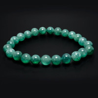 Браслет из камня Нефрит привлекает энергию изобилия и счастья 8mm